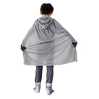 Kids Marc Spector Cosplay Outfit Jumpsuit Cloak 2pcs Costume for Halloween Carnival (4-8 Years)