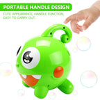Kids Bubble Toy Little Monster Bubble Maker Automatic Rechargeable Bubble Toy Protable