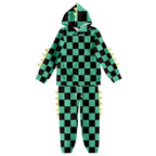 Kids Dinosaur Hoodie and Pants Demon Tanjiro Zenitsu Nezuko Shinobu Giyu Cosplay Suits
