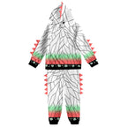 Kids Dinosaur Hoodie and Pants Demon Tanjiro Zenitsu Nezuko Shinobu Giyu Cosplay Suits