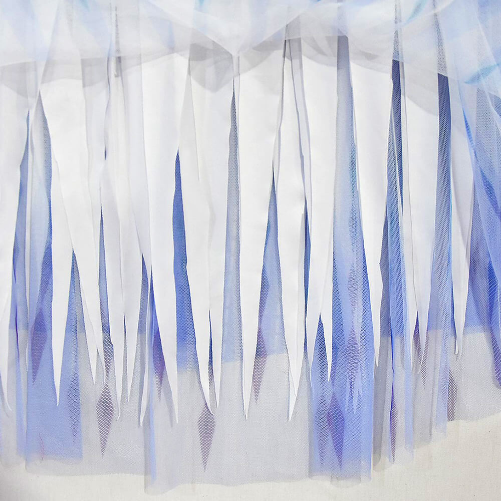 Kids Elsa Princess Costume Snow Girls Dress With Crown Scepter Wig Cosplay Accessories