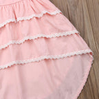 Kid Baby Girl Summer Lace Ruffle Princess Party Pageant Dresses