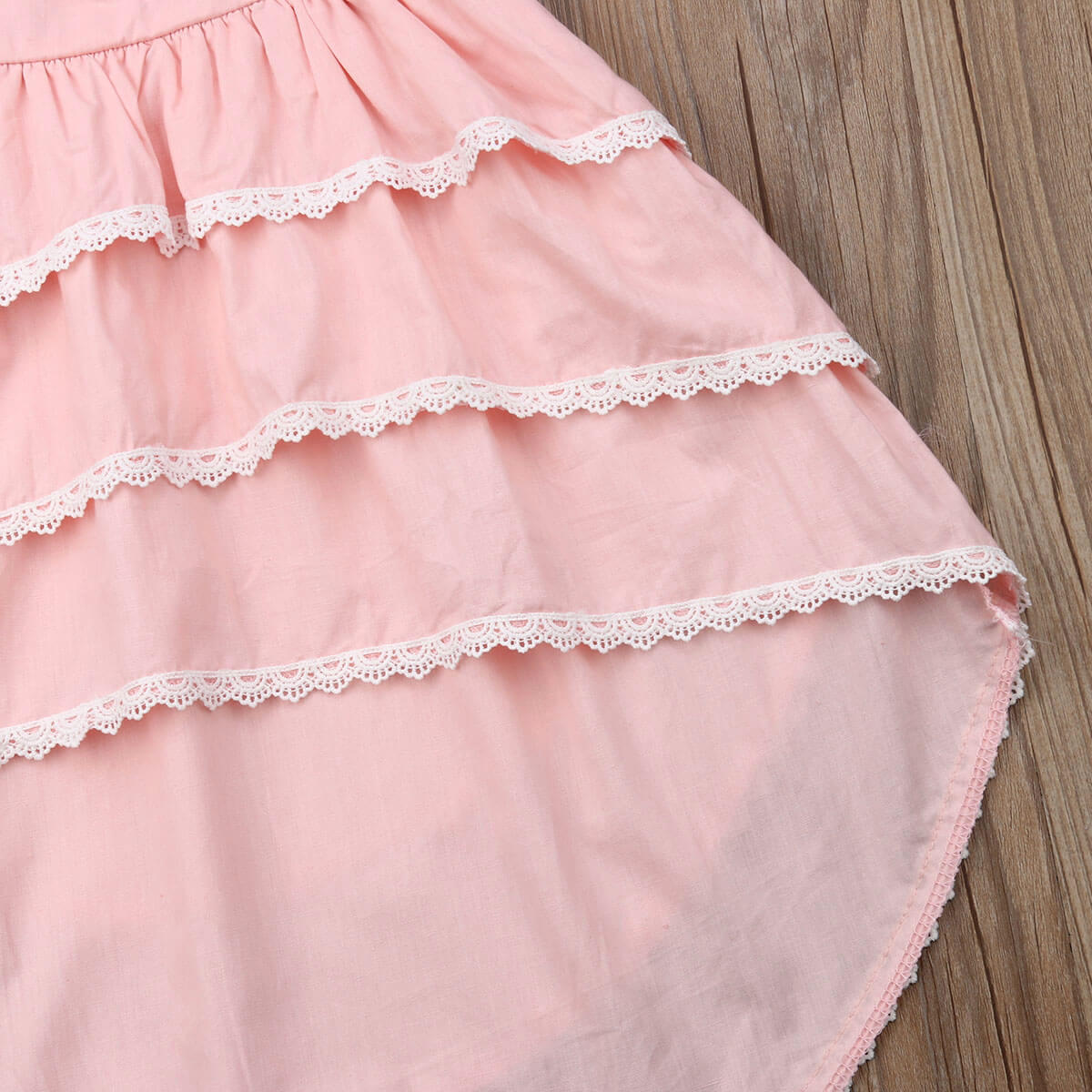 Kid Baby Girl Summer Lace Ruffle Princess Party Pageant Dresses
