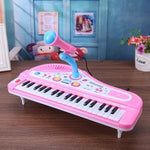 Kids Piano Toy with Keyboard and Microphone, Good Christmas Gift