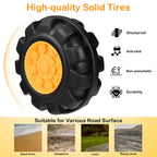 Kids Ride-on Excavator Toys Outdoor Digger and Bulldozer Truck With Safety Helmet and Simulation Sound