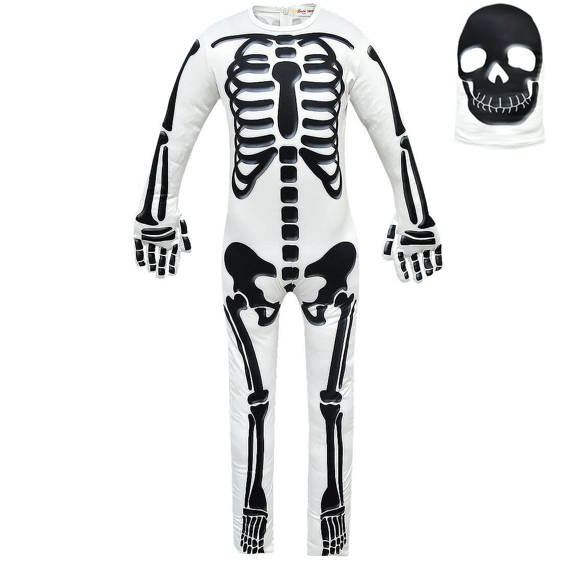 Kids Skeleton Costume Halloween Costume Skin Suit