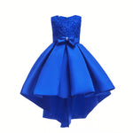 Flower Girl Dress Kids High Low Birthday Pageant Wedding Prom Special Occasion Dresses