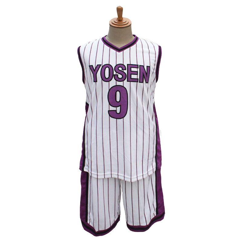Kuroko's Basketball Cosplay Jersey Yosen 9 Murasakibara Atsushi 12 Costume Uniform