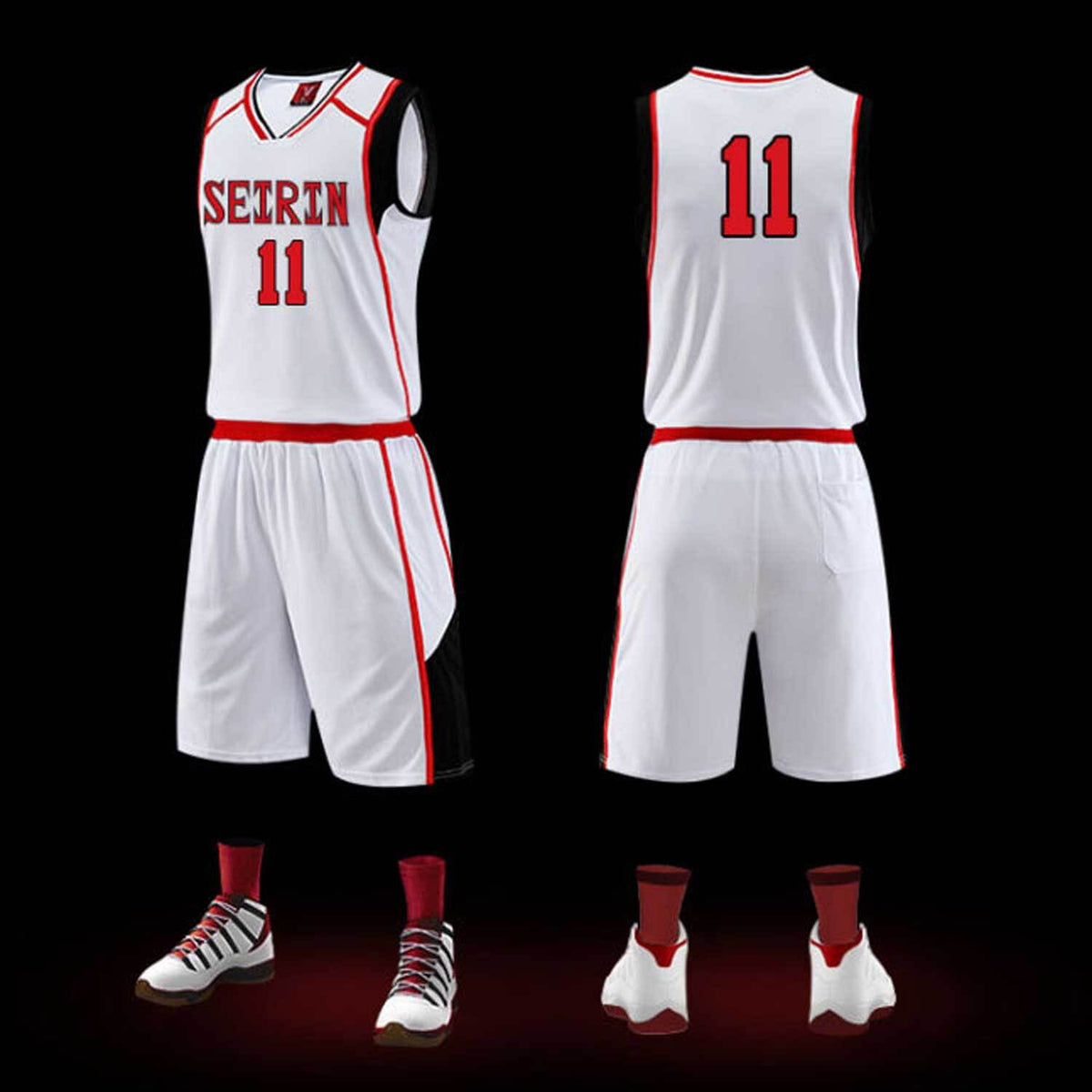 Kuroko's Basketball Jersey SEIRIN High School Basketball Uniform Cospl ...