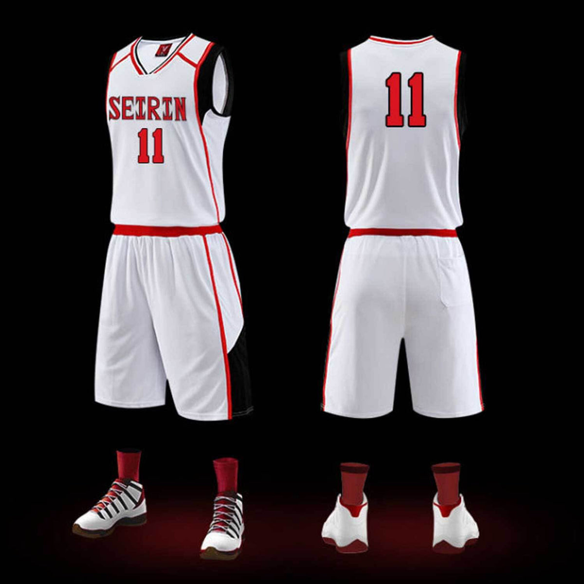Kuroko's Basketball Jersey SEIRIN High School Basketball Uniform Cospl