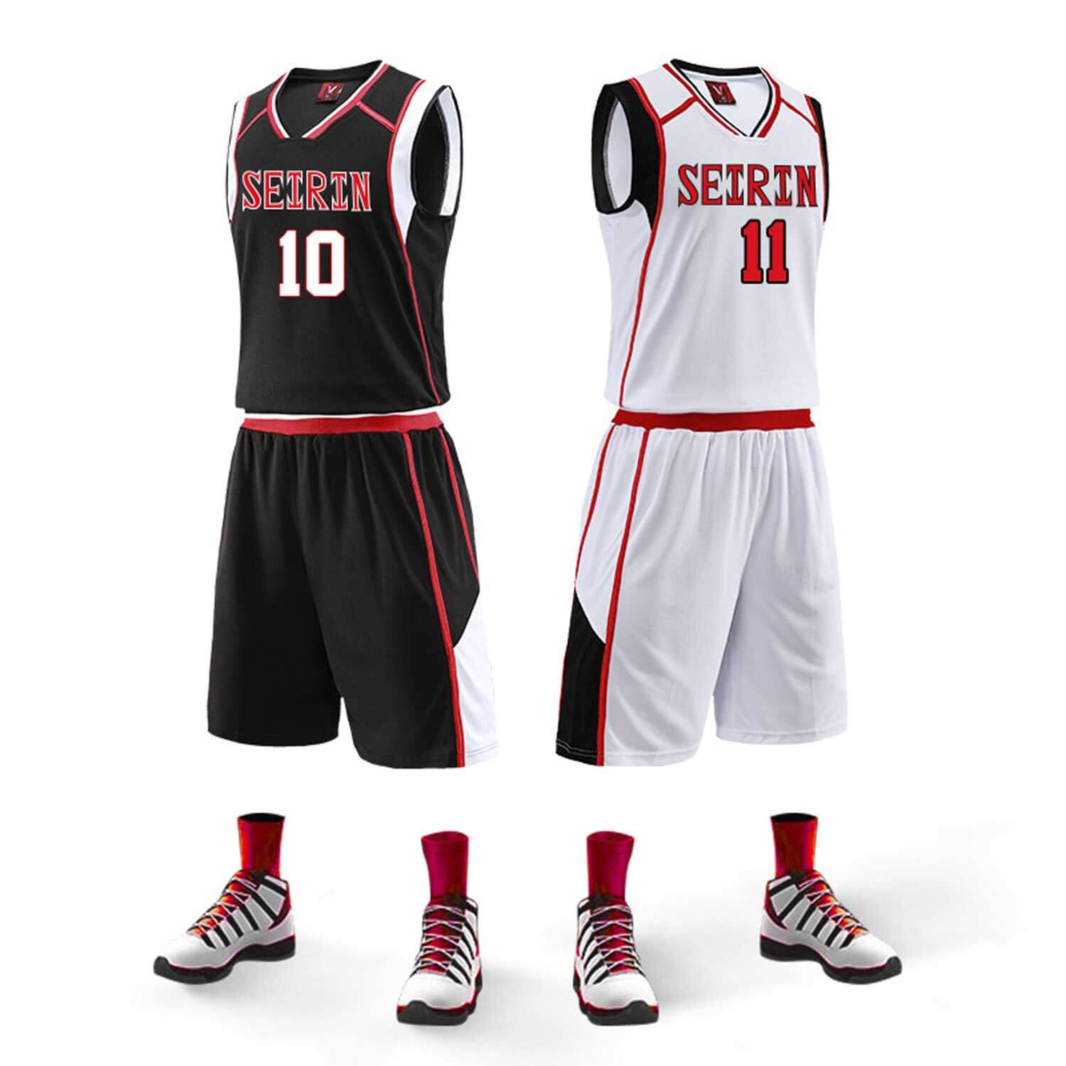 Kuroko's Basketball Jersey SEIRIN High School Basketball Uniform