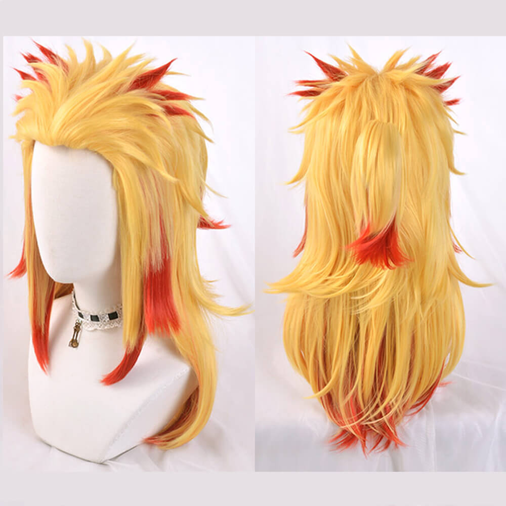 Nezuko Tanjiro Wig Cosplay Wig of Kyojuro Shinobu Zenitsu Giyu Mitsuri Kanao