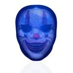 Halloween Led Luminous Mask APP Gesture Control DIY Shining Mask with Bluetooth For Kids and Adult