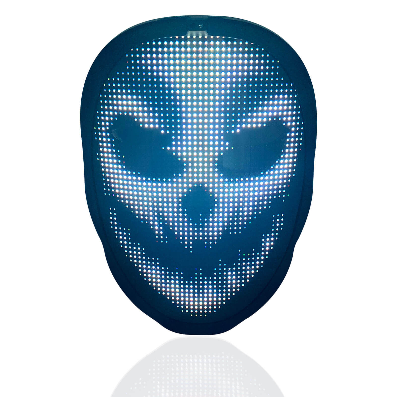 Halloween Led Luminous Mask APP Gesture Control DIY Shining Mask with Bluetooth For Kids and Adult
