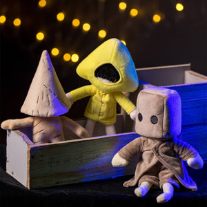 Little Nightmares 2 Plush New Six Mono and Nomes 11.8" Little Nightmares Stuffed Toy, idea Doll Gift for Game Fans
