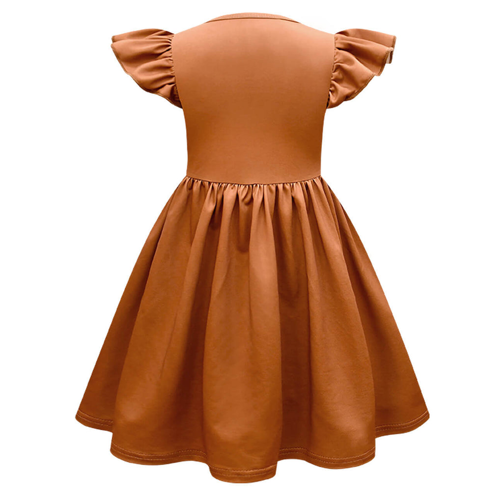 Kids AI Doll Dress Short Sleeve Costume Wig Horror Doll Cosplay Costume for Girls