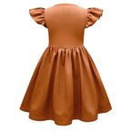 Kids AI Doll Dress Short Sleeve Costume Wig Horror Doll Cosplay Costume for Girls