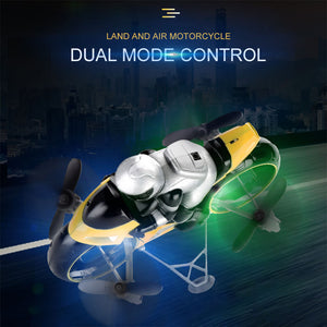 Mini Quadcopter Drone Ultralight Aircraft Electric Airplane Propeller Motorcycle Racing