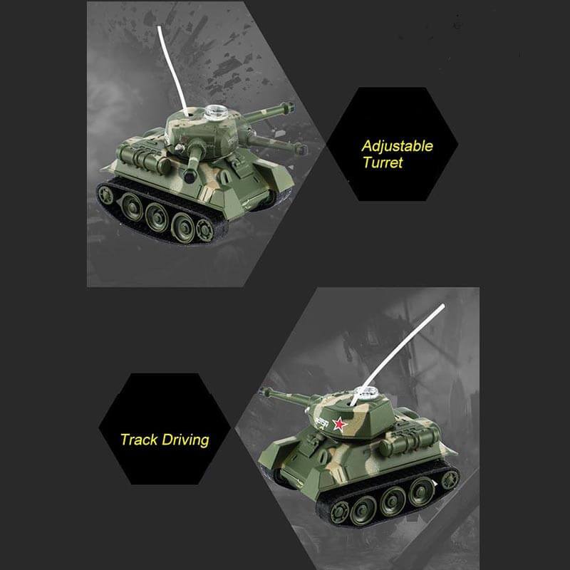 Super Mini Tiger RC Tank Radio Controlled Electronic Simulation Rechargeable Chariot
