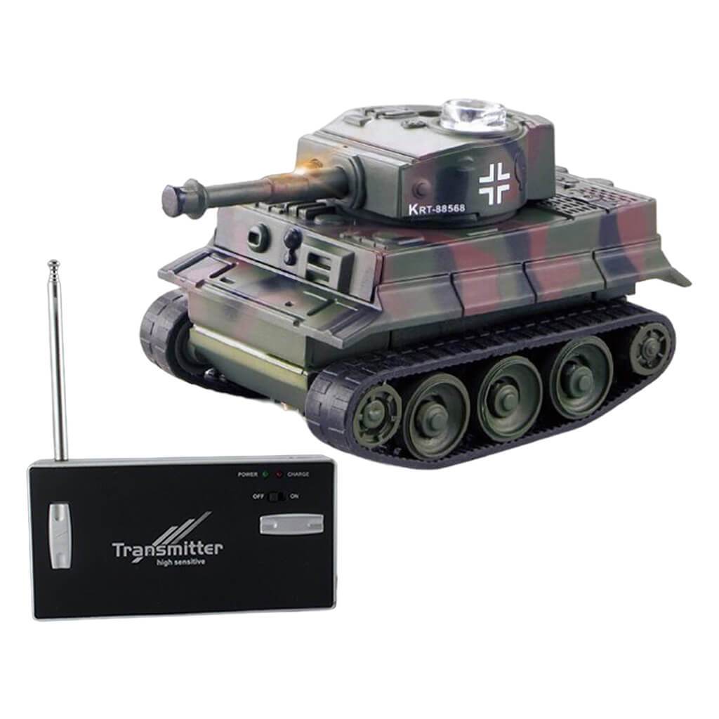 Super Mini Tiger RC Tank Radio Controlled Electronic Simulation Rechargeable Chariot