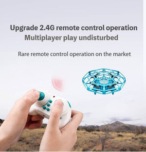 Mini UFO Drone Remote Control Aircraft Quadcopter With Infraed Hand Control RC Helicopter