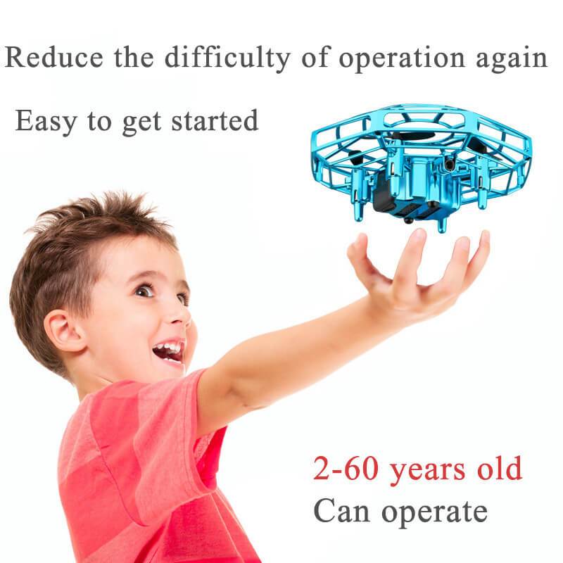 Mini UFO Drone Remote Control Aircraft Quadcopter With Infraed Hand Control RC Helicopter