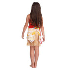 Princess Dress Halloween Adventure Outfit Princess Cosplay Costume Skirt Set with Necklace