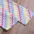 Mommy and Me-Mother Daughter Family Matching Rainbow Dress Striped Ruffles Dresses