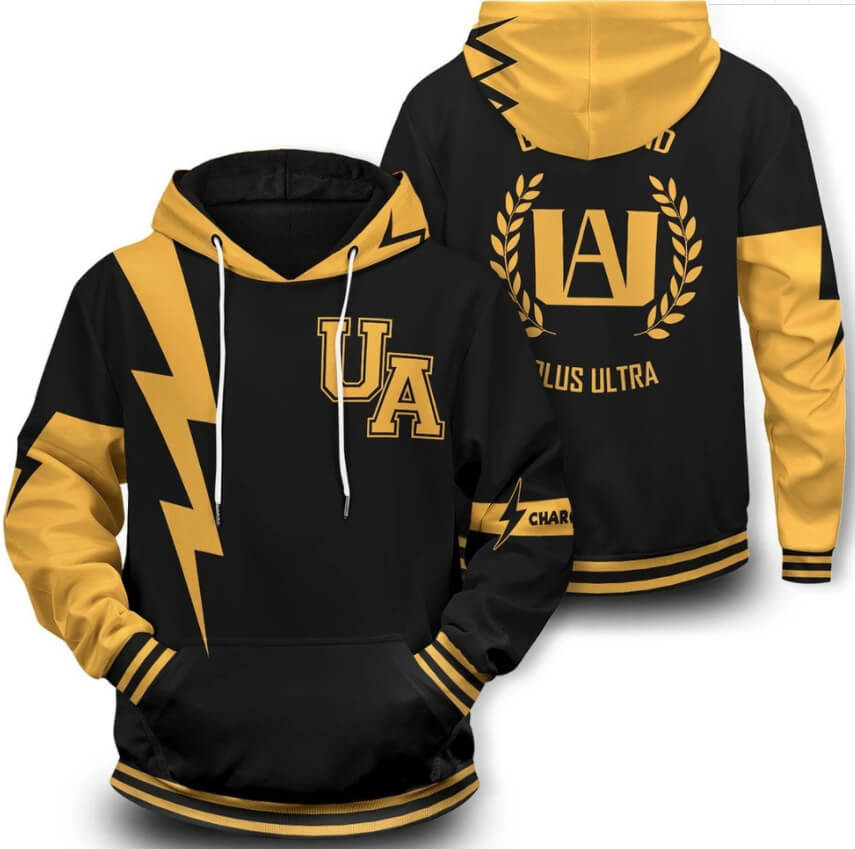 Adult U.A High School Hoodie Unisex Hooded Sweatshirt for Daily Wear