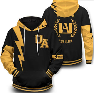 Adult U.A High School Hoodie Unisex Hooded Sweatshirt for Daily Wear