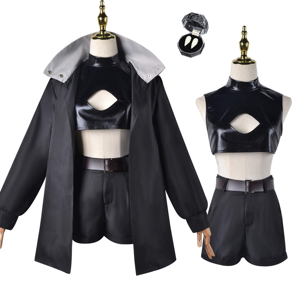 Teens Adult Nazuna Nanakusa Costume Call of the Night Cosplay Outfit Halloween Dress Up