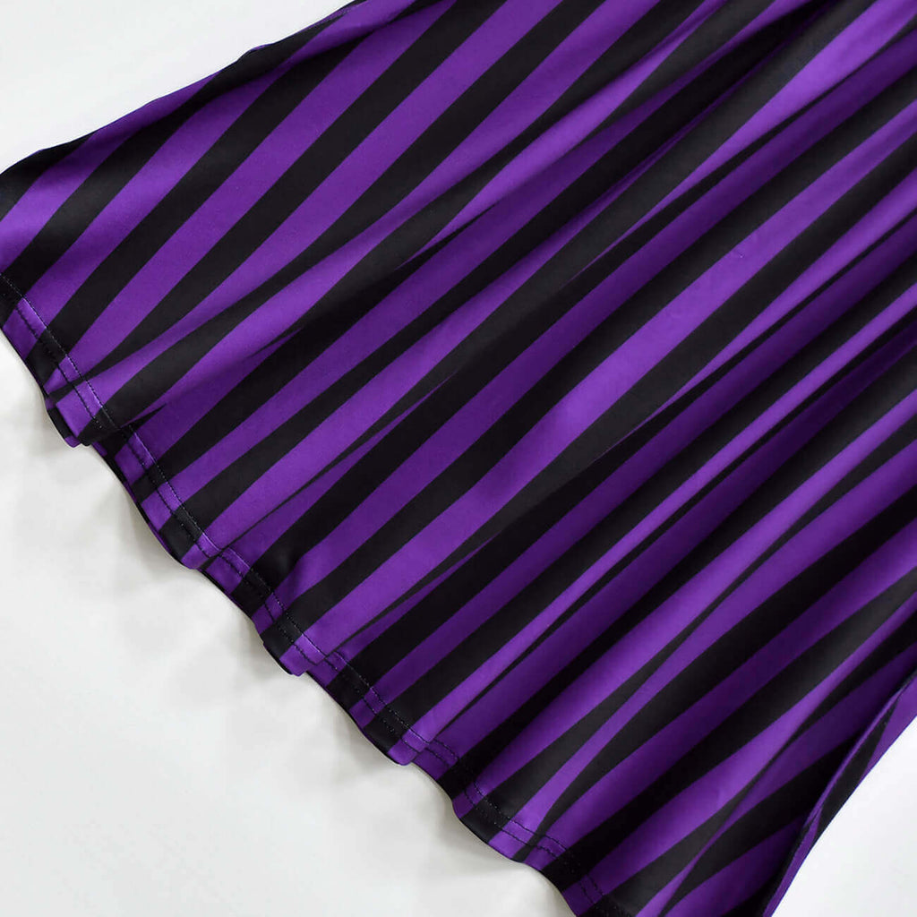 Wednesday Addams Dress Nevermore Academy School Uniform Girl Striped Wednesday Costume