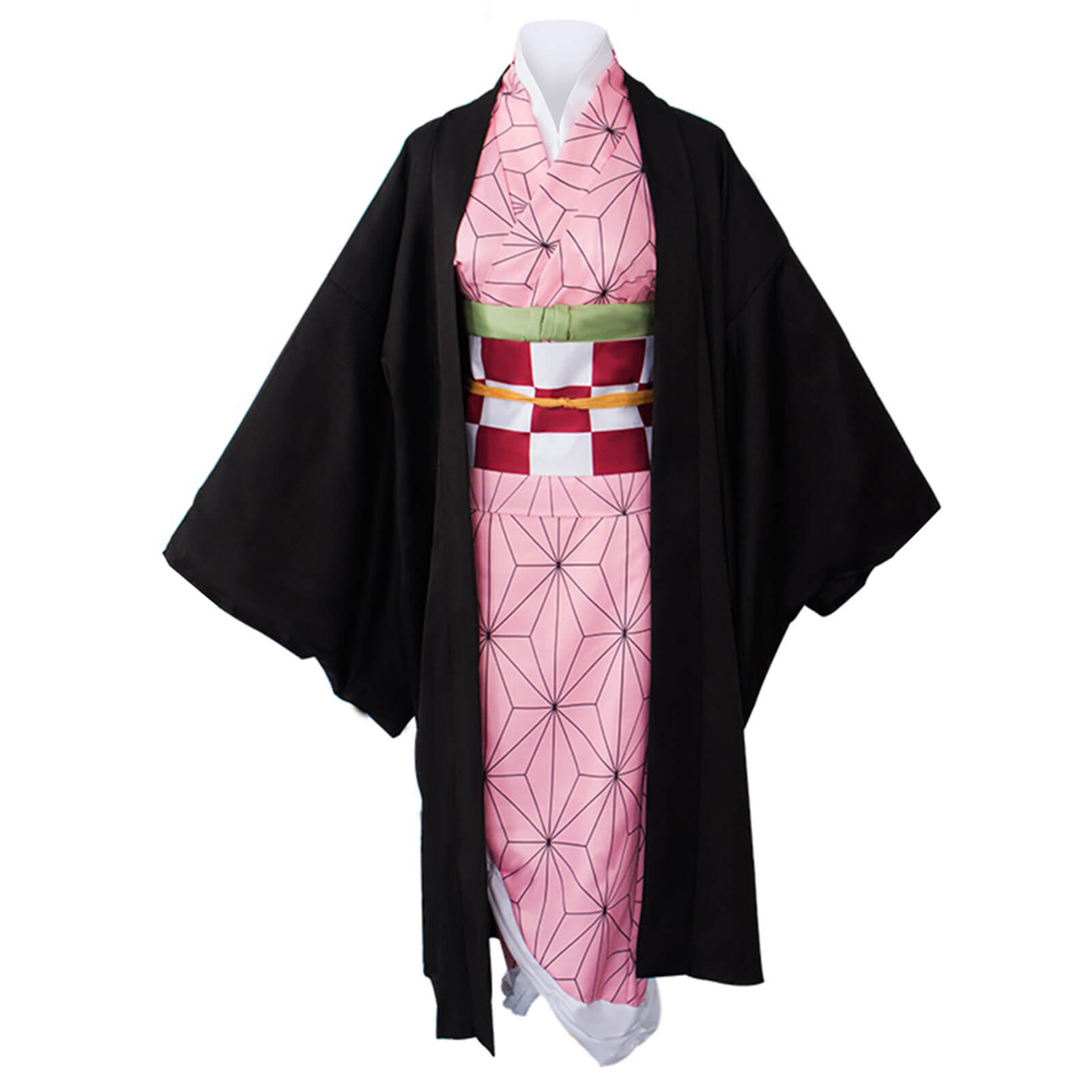 Nezuko Cosplay Costume Party Comic-Con Dress Up Outfit For Kids and Adult
