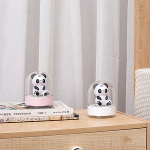 Cute Panda Lamp Aroma Oil Diffuser Night Lights for Girls Boys Bedroom