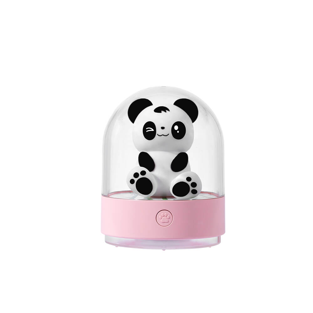 Cute Panda Lamp Aroma Oil Diffuser Night Lights for Girls Boys Bedroom