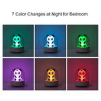 Cute Panda Lamp Aroma Oil Diffuser Night Lights for Girls Boys Bedroom