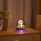 Cute Panda Lamp Aroma Oil Diffuser Night Lights for Girls Boys Bedroom