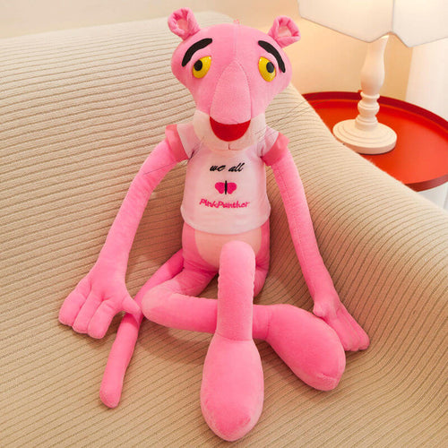 51inch/130cm Large Plush Panther Stuffed Toy Cute Animal Doll for Gift/Decoration
