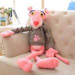 51inch/130cm Large Plush Panther Stuffed Toy Cute Animal Doll for Gift/Decoration