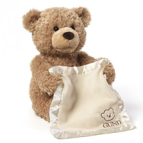 Adorable Peek-A-Boo Teddy Bear Animated Stuffed Animal Toys For Toddler