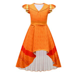 Kids Madrigal Dress High Low Fashion Princess Dress Cosplay Costume Halloween Outfits for Girls