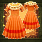 Girls Pepa Dress Fancy Madrigal Family Party Cosplay Outfit for Kids Party Costume