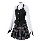 Teens & Adult Persona 5 Costume Makoto Niijima Cosplay Full Set and Wig for Girls Halloween Party Dress