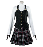 Teens & Adult Persona 5 Costume Makoto Niijima Cosplay Full Set and Wig for Girls Halloween Party Dress