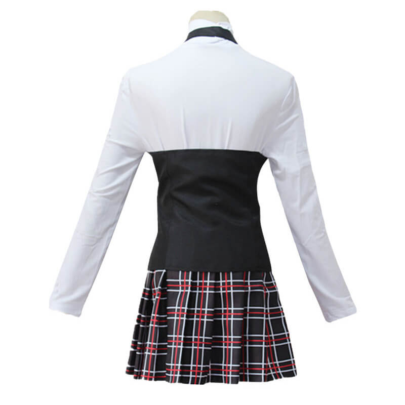 Teens & Adult Persona 5 Costume Makoto Niijima Cosplay Full Set and Wig for Girls Halloween Party Dress