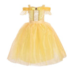 Girls Sleeveless Ball Gown Dress Beast Princess Costume Halloween Cosplay