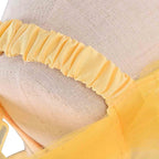 Girls Sleeveless Ball Gown Dress Beast Princess Costume Halloween Cosplay