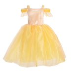 Girls Sleeveless Ball Gown Dress Beast Princess Costume Halloween Cosplay