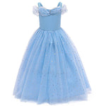 Girls Princess Dress Prom Costume Tulle Suit Fancy Sleeveless Off Shoulder Outfits