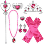 Princess Dress Up Accessories Halloween Cosplay 7PCS Set
